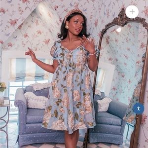 Plus Size JessaKae Blue “Beaumont” Dress - Size 1X - New w/ Tags